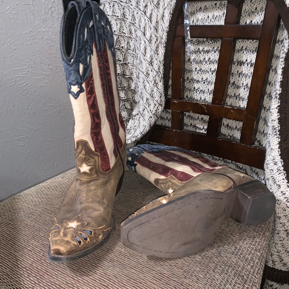 American Flag Boots